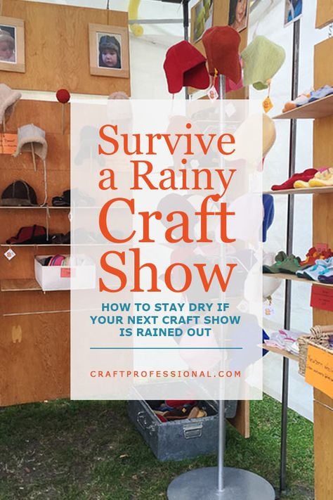 Stay dry and protect your products at a rainy craft show with this simple preparation: http://www.craftprofessional.com/outdoor-canopy-tent.html Diy Booth, Market Tent, Craft Fair Booth Display, Craft Show Booths, Window Display Retail, Canopy Tent Outdoor, Craft Fairs Booth, Art And Craft Shows, Outdoor Canopy