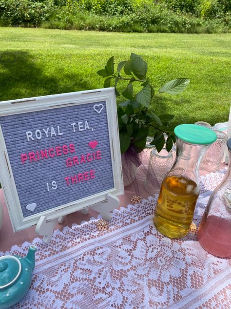 Children’s tea party 3rd birthday. Royal Princess Tea Party.  Felt letter board. Tea Party Letter Board, Tea Party 3rd Birthday, Birthday Letter Board, Board Sayings, Birthday Letter, Princess Tea Party, Felt Letter Board, Royal Tea, Birthday Letters