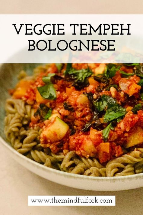 Classic (Tempeh) Bolognese served over a bowl of lentil pasta. Tempeh Bolognese, Vegetable Bolognese, Italian Meat Sauce, Bolognese Sauce Recipe, Most Pinned Recipes, Plant Based Recipes Dinner, Vegan Cheese Recipes, Bolognese Recipe, Plant Based Dinner