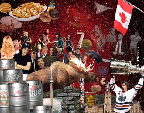 Most Canadian Picture Ever Happy Canada Day Image, Canadian Stereotypes, Canada Gif, Canada Day Fireworks, Canadian Identity, Canada Day Party, Meanwhile In Canada, Canadian Things, I Am Canadian