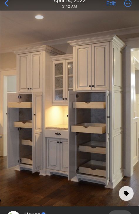 Modern Kitchen Remodel, Built In Pantry, Galley Kitchen Remodel, Pantry Remodel, Kitchen Pantry Design, Kitchen Remodel Design, Kitchen Pantry Cabinets, Pantry Design, Cabinets Kitchen