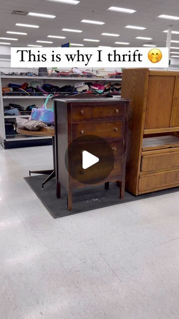 Breeya Shade on Instagram: "I saw the silhouette of this dresser from across the thrift store and immediately ran over there to get it! The bones on this piece are so good, but this awful old stain had to go. Full YouTube video is linked in my bio! 

Products: 
- @surfprepsanding 5” sander. Code “BREEYA” for 10% off 
- @varathane Mahogany Gel Stain 
- @uppaintco Furniture Salve 

#thisiswhyithrift #thriftedvsstyled #diy #furnitureflip" Antique Wash Stand Decor Ideas, Mahogany Gel Stain, Furniture Salve, Bio Products, Diy Furniture Flip, Furniture Flip, Furniture Flips, Furniture Rehab, Gel Stain