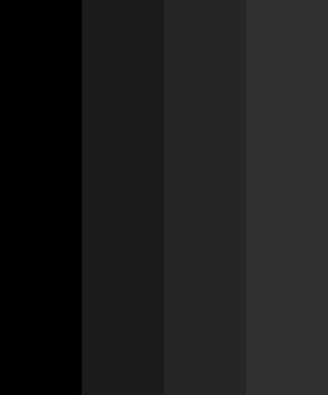 Dark Black Monochromatic Color Palette Two Tone Wallpaper, Monochromatic Colour Palette, Black Stripes Wallpaper, Monochromatic Colour, Hexadecimal Color, Darkest Black Color, Monochromatic Color Palette, Dark Color Palette, Black Color Palette