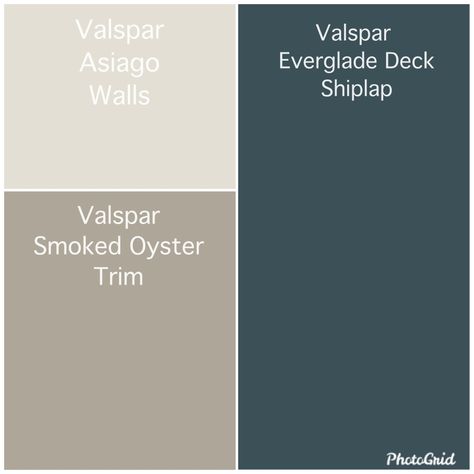 Valspar Oyster Shoal, Smoked Oyster Paint Valspar, Valspar Smoked Oyster, Smoked Oyster Paint, Smoked Oysters, Valspar Paint, House Paint, Traditional Modern, Paint Palette