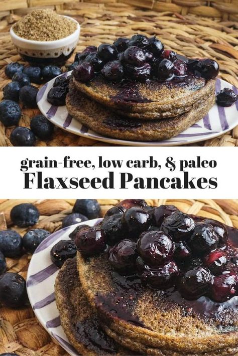 W30 Breakfast, Flaxseed Pancakes, Flaxseed Recipes, Flax Seed Pancakes, Flax Pancakes, Gallbladder Health, Pancakes Low Carb, Flax Muffins, Flax Eggs