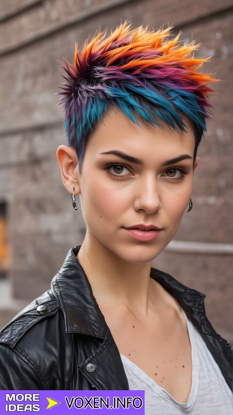 Short Colorful Hair Ideas, Dyed Short Hair Pixie, Short Hair With Shaved Side, Edgy Short Hair For Women, Pixie Color Ideas, Blue Pixie Hair, Short Pixie With Undercut, Pixie Sidecut, Shaved Pixie Cut Edgy