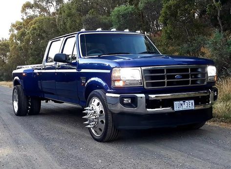 @dslboy7.3 Australian right hand drive F350 with our 20+ superduty bumper conversion brackets and clear lights. Pretty cool having customers trucks with our parts on it on the other side of the world. - #obs #f350 #righthanddrive #blue #australia #powerstroke #conversion #crewcab #diesel #bigwheels #clean F 350 Dually, 97 Ford F350 Diesel Trucks, Ford 7.3 Powerstroke Diesel Trucks, Obs Ford Dually, Obs 7.3 Powerstroke, Obs Ford 7.3, 7.3 Powerstroke, Obs Powerstroke, Ford Dually