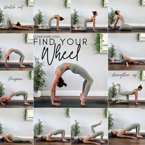 Yoga Shoulder, Wheel Pose Yoga, Yoga Strength, Shoulder Mobility, Yoga Poses Photography, Yoga Inversions, Wheel Pose, Home Yoga Practice, Yoga Wheel