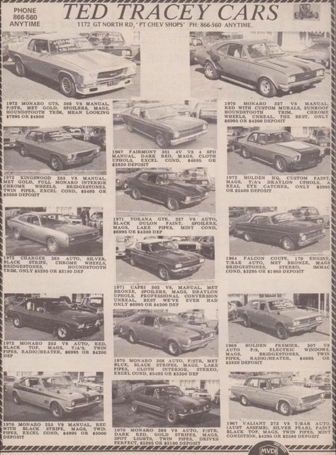 I used to love checking out the cars at Ted Tracey Cars, in Point Chev/Grey Lynn. I'd take any one of them, both then and today! 😎 Nostalgic Images, Auckland, Cars, Grey