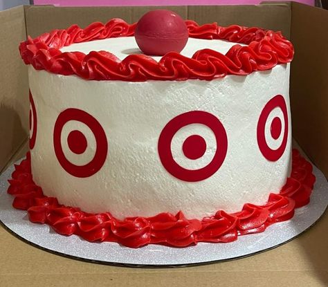 Target Themed birthday cake filled with fruit! Target Theme Cake, Target Cake Ideas, Target Birthday Cakes, Target Cake, Target Birthday, Target Party, Titanic Model, Target Shopping, Super Sweet 16