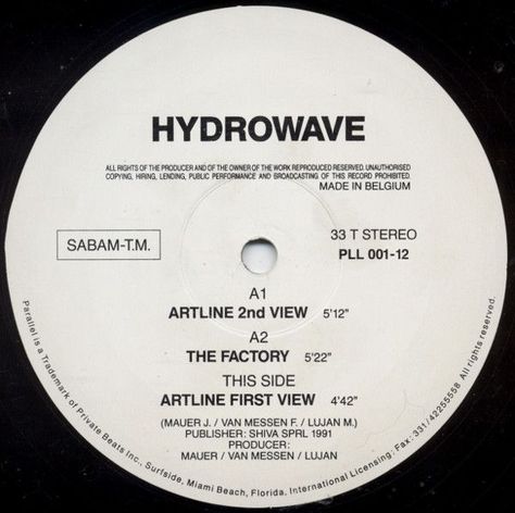 Label/Cat#: Parallel – PLL 001-12 Country: Belgium Year: 1991 Genre: Electronic Style: Techno Format: Vinyl, 12″, 33 ⅓ RPM Tracklist A1 – Artline (2nd View) (05:12) A2 – The Factory (05:22) B – Artline (First View) (04:42) Cd Label Design, Vinyl Artwork, Cd Cover Design, Cd Design, Vinyl Records Covers, Circle Painting, Vinyl Graphics, Vinyl Labels, The Factory