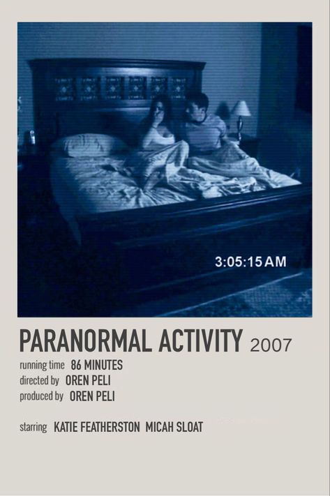 Paranormal Activity Movie, Scary Films, Iconic Movie Posters, Film Posters Minimalist, Tv Horror, Thriller Movie, Movie Poster Wall, Horror Posters, Movie Covers