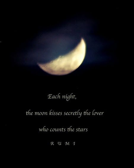 Clair de lune Rumi Poetry, Rumi Love Quotes, Rumi Love, Moon Quotes, Rumi Quotes, Moon Lovers, Night Quotes, Nature Quotes, Good Night Quotes