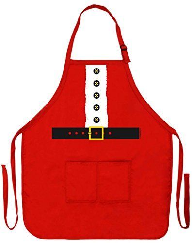 Santa Apron Mrs Claus Christmas Gift for Kitchen Cooking Baking Crafting Two Pocket Apron Red >>> Click image for more details. Santa Apron, Mrs Claus Outfit, Gifts For Crafters, Gingerbread Apron, Christmas Baking Gifts, Baking Crafts, Christmas Baking Recipes, California Costumes, Baking Gift