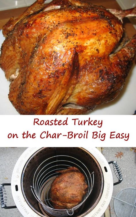 I love my Char-Broil The Big Easy TRU-Infrared Oil-less Turkey Fryer. I originally bought it just for turkey, but now use it for whole chickens and wings… regularly. It cooks all things great, like this roasted turkey. To make a turkey I inject it with a simple injection sauce (see below). Then I mix a … … Continue reading → Oil Less Turkey Fryer Recipes, Infrared Turkey Fryer, Big Easy Cooker, Charbroil Big Easy Recipes, Big Easy Turkey Fryer, Turkey Fryer Recipes, Fry Turkey, Big Easy Recipes, Char Broil Big Easy