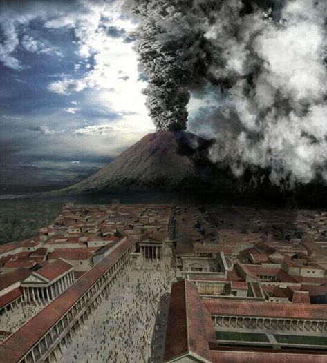 eruption of mt vesuvius | The Eruption of Mount Vesuvius (Bible History Online) Pompeii Movie, Pompeii Volcano, Ancient Pompeii, Pompeii Ruins, Pompeii Italy, Pompeii And Herculaneum, Rome Antique, Roman City, Empire Romain