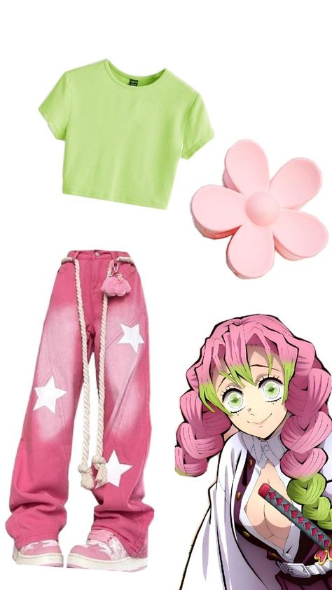 Mitsuri Outfit, Demon Slayer Outfit, Cute Fits, Demon Slayer, Style Me, My Style, Anime