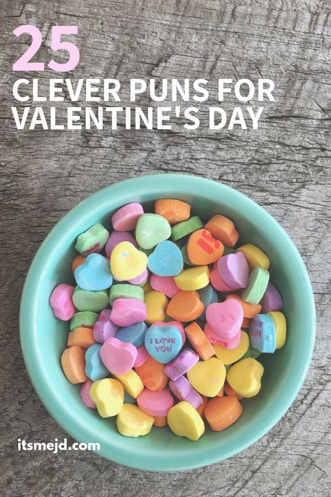 25 Clever Valentine's Day Puns For Your Next Instagram Caption #valentinesday #valentinesdayquotes #valentinesdaycaptions #valentinesdaycards #valentine Clever Valentines, Valentines Day Puns, Heart Shaped Candy, Liver Failure, Happy Valentines Day Images, Valentine Images, Ways To Show Love, Free Candy, Candy Hearts