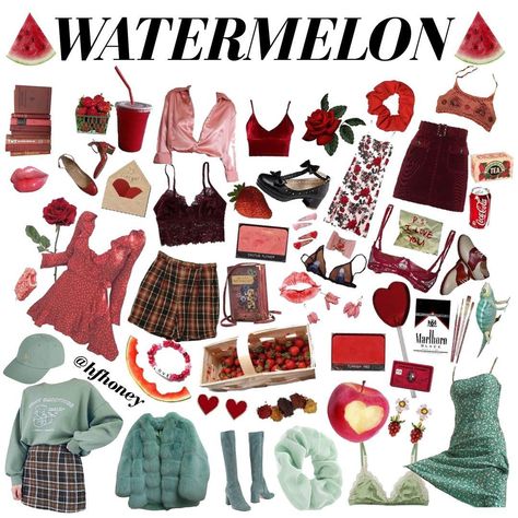 laurie katsumi on Instagram: “2nd acc: @golfdad33 . this collab is sooo cute omg i love it so much <3 plus watermelon is my favourite fruit so yay !! btw if anyone ever…” Watermelon Outfit Aesthetic, Watermelon Aesthetic, Watermelon Outfit, Outfit Boards, Rave Fits, Niche Memes, Aesthetic Outfit, Outfit Aesthetic, Strawberry Shortcake