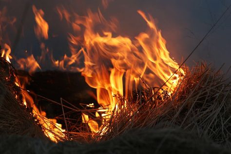 Finding a needle in a haystack is quite easy if you just set the hay on fire.... Needle In A Haystack, Dark Landscape, A Fire, On Fire, The Lord, Fire Pit, The House, Outdoor Decor