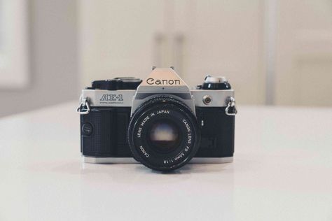 Canon AE-1 Program Review: My First Hand Experience - Wit and Folly Canon Ae 1 Program, Pentax K1000, Lens Aperture, Canon Ae 1, Film Stock, Light Meter, Light Leak, Great Films, Wide Angle Lens