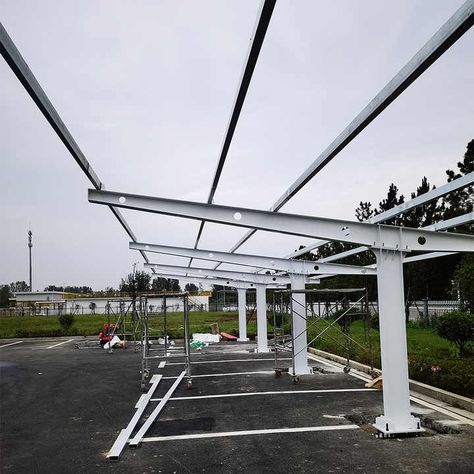 300W 400W 450W 540W Solar Panel Car Parking Carport System with Mounting Rail Structure| Alibaba.com Solar Panels Roof, Carport Designs, Roofing Systems, Structure Design, Solar Panel, Car Parking, Solar Panels, Roof, Solar