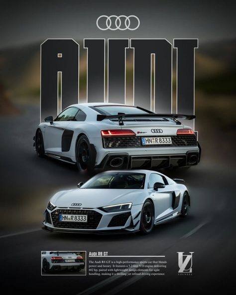 Audi R8 GT Unleashing pure adrenaline on your wall! 🏎️🔥 Designed this Audi R8 GT poster to bring the roar of the road to your space. Tap to bring the thrill home! 🚀💯 #AudiR8 #WallArt #DigitalCreator #CarLovers #carculture #graphicdesign #walldecor Audi R8 Poster, Audi Poster, Car Poster Design, R8 Audi, Audi R8 Gt, R8 Gt, Cars Poster, Automotive Illustration, Auto Poster