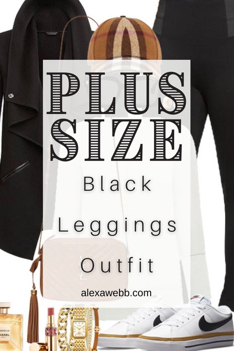 Leggings And Cardigan Outfit Plus Size, Plus Size Winter Outfits Cold Weather Black Leggings, Winter Black Leggings Outfit, Black Leggings Jean Jacket Outfit, Chelsea Boots Outfit Women Plus Size, Plus Leggings Outfit, Leggings With Booties Outfit, Plus Size Chelsea Boots Outfit, Plus Size Leggings Outfit Winter