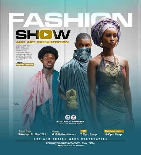 Fashion Show Design Poster, Fashion Show Flyer Design, Fashion Design Flyer Inspiration, Fashion Show Poster Design, Fashion Flyer Design, New Collections Poster, Fashion Show Flyer, Fashion Show Design, Show Flyer