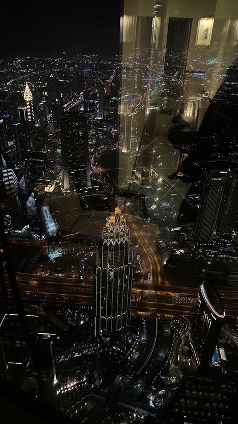 The City At Night, Dubai Aesthetic, Apartment View, City At Night, Dark City, Night Scenery, Nyc Life, New York Life, Pretty Landscapes