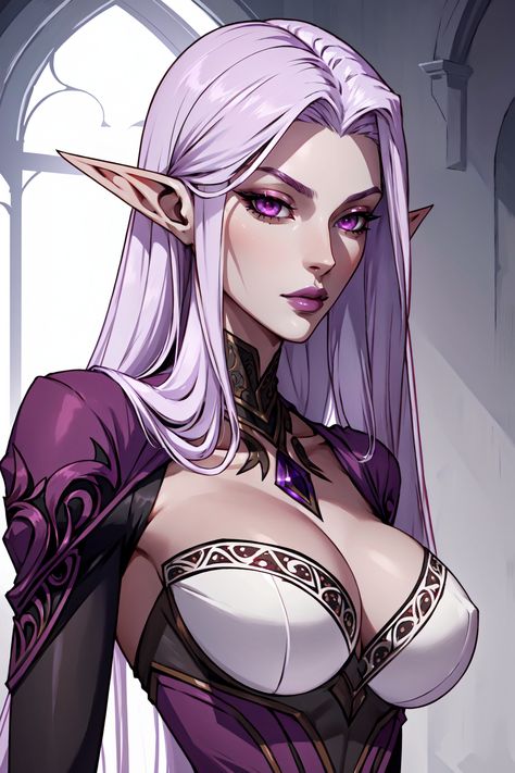 AI Digital Art Elf Female, Alien Species, Tomboy Art, Anime Elf, Female Elf, Fantasy Creature, Female Character Concept, Dark Elf, Female Character