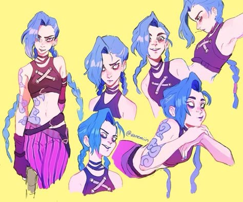 Arcane Jinxed Fanart, Jinx Fanart, I Know Nothing, I Like Her, Jinx League Of Legends, League Of Legends Characters, Lol League Of Legends, Know Nothing, Street Fighter