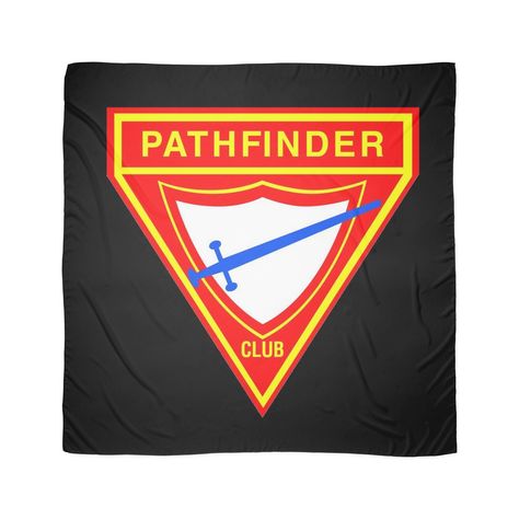 Microfiber polyester silky scarf with a slightly transparent effect. Vivid one side print, visible on the reverse. This design is perfect for Seventh Day adventist pathfinders. It has the pathfinder club logo that embraces faith in the bible! If you are a pathfinder or know a pathfinder who loves the adventist pathfinder club then this is perfect for you! You can give this as a special gift to them Pathfinder Club, Logo Transparent, Seventh Day Adventist, Club Logo, Faith Bible, Cub Scouts, Seven Days, Silky Scarf, Special Gift