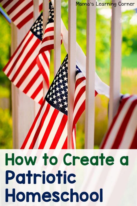 How to Create a Patriotic Homeschool - Mamas Learning Corner This Day, Teaching Us History, Your Day, American Freedom, American Decor, 4th Of July Celebration, Home Of The Brave, Happy Memorial Day, Gospel Of Jesus Christ