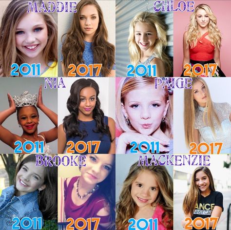 Oh my goodness they've changed so much. I'm watching the whole show again and it's make me cry to see Paige and Brooke and Chloe and how little Mackenzie was and how Nia has matured. It's so sad that the show is over. I'm litterally crying right now. #bringbackdancemoms #freeabbylee there's a whole in my heart right now ❤️ Dance Moms Pyramid, Dance Moms Kendall, Dance Moms Mackenzie, Dance Moms Quotes, Dance Moms Comics, Dance Moms Chloe, Dance Moms Costumes, Dance Moms Memes, Dance Moms Cast