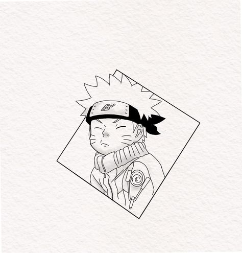 Naruto Tattoo Outline, Naruto Tattoo Stencil, Naruto Simple Tattoo, Anime Tattoos Naruto, Naruto Tattoo Ideas, Naruto Drawings Easy, Naruto Painting, Manga Tattoo, One Piece Tattoos