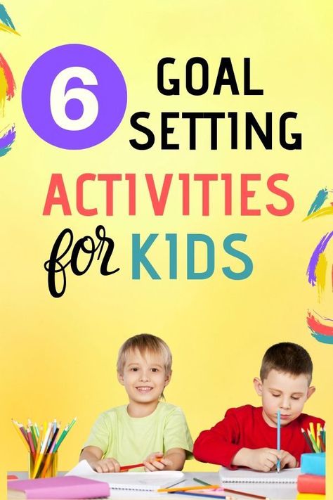 Goal Setting for kids (students too!) - The key to achieving your goals is writing them down. Making resolutions and setting goals can keep you motivated to succeed in life and realize your dreams. #GoalSetting #SMARTGoalSetting #GoalSettingWorksheet Goal Setting Activities For Kids, Goal Setting For Kids, Setting Activities, Goal Activities, Goal Setting Activities, Kids Goals, Motherhood Tips, Goals Worksheet, Primary Activities