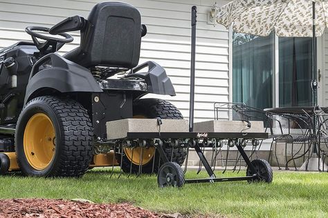 Your #lawn mower can do so much more. These attachments will add new functionality to this already useful tool. Dethatching Lawn, Lawn Roller, Best Lawn Mower, Lawn Mower Tractor, Steel Deck, Lawn Mower Accessories, Healthy Lawn, Riding Lawn Mowers, Large Yard