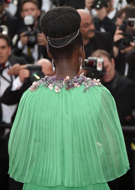 Pin for Later: Lupita Nyong'o Just Proved Her Princess Moment Is Far From Over Cannes Film Festival 2015, Green Gucci, Gucci Gown, Lupita Nyong, Prada Dress, Lupita Nyongo, Mexican Actress, Lupita Nyong'o, Green Dresses