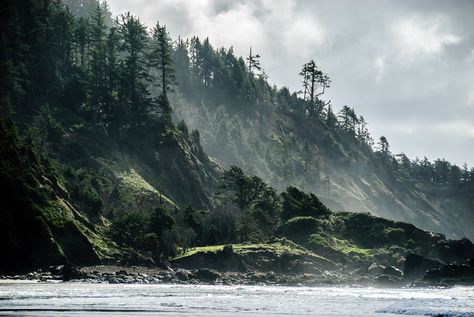 I shot this at Indian Beach, Ecola Park, just north of the town of Cannon Beach. If you ever on the Northern Oregon coast, I highly recommend visiting the park. The beaches are great, but don't miss the trails! There is almost 8 miles of trails running along the coast, often bringing out to vistas over looking the beach with 200 foot cliffs, old growth forest, etc. Simply spectacular. Washington State Hikes, Pacific Northwest Travel, The Oregon Trail, Into The West, Oregon Travel, Cannon Beach, Road Trip Itinerary, Best Hikes, Oregon Coast