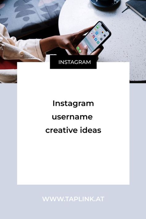 Your Instagram account is your business card, your portfolio, and another opportunity to meet new interesting people. Regardless of the account purpose, its username creating should be taken with seriousness. A creative name is what distinguish a user from other millions in social media. Here we will tell you how to come up with a good name idea. Username Ideas Creative, Creative Instagram Names, Usernames For Instagram, Instagram Account Ideas, Name Idea, Instagram Username, Instagram Username Ideas, Instagram Business Account, Create Name