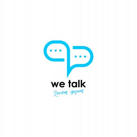 Talk logo Premium Vector Talk Show Logo, Speak Logo, Zc Logo, Talk Logo Design, Learning Logo Design, Logo Communication, Talk Logo, Language Logo, Logo Message