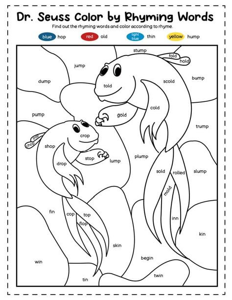 Dr Seuss Printables, Dr Seuss Coloring Pages, Dr Seuss Crafts, Grinch Crafts, Cvc Words Worksheets, Dr Seuss Birthday Party, Seuss Crafts, Dr Seuss Birthday, Free Coloring Sheets