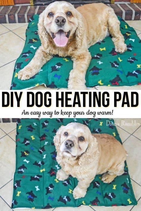 Diy Heated Blanket, Pet Bed Diy, Diy Dog Blankets, Dog Bed Sewing Pattern, Diy Heating Pad, Crochet Dog Clothes, Diy Pet Bed, Heating Blanket, Diy Dog Toys