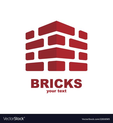 Pe Logo, Brick Logo, Air Pollution Poster, Company Illustration, Property Logo Design, White Bricks, Building Vector, Paver Blocks, Property Logo