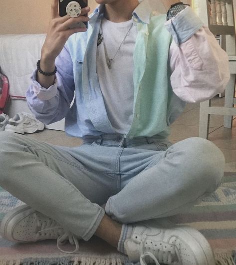 Preppy Male Aesthetic, Cute Male Outfits Aesthetic Pastel, Soft Core Outfits Male, Pastel Mens Clothes, Angelcore Aesthetic Outfits Men, Aesthetic Male Outfits Soft, Pastel Guy Outfits, Pastel Fashion Men, Soft Male Outfits