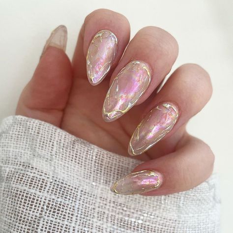 Aurora Nails Design, Come What May, Aurora Sky, Aurora Nails, Glass Nails, Nails At Home, Nails Inspo, Magpie, Nails Design