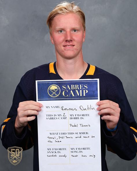 Sabres Training Camp 2019 - Rasmus Dahlin Jeff Skinner Sabres, Jeff Skinner, Sabres Hockey, Buffalo Sabres, Training Camp, Favorite Snack, Ice Hockey, Hockey, Buffalo