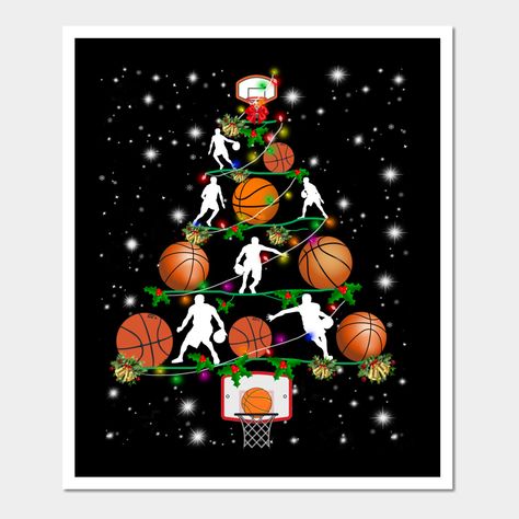 Basketball Christmas Tree Costume Gift -- Choose from our vast selection of art prints and posters to match with your desired size to make the perfect print or poster. Pick your favorite: Movies, TV Shows, Art, and so much more! Available in mini, small, medium, large, and extra-large depending on the design. For men, women, and children. Perfect for decoration. Basketball Christmas Tree, Basketball Christmas, Christmas Tree Costume, Tree Costume, Special Olympics, Christmas Poster, Cool Notebooks, Christmas Drawing, Christmas Games