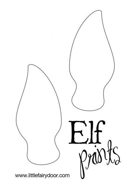 Template elf foot prints Elf Footprints, Elf Yoga Printable, Elf Feet Decoration, Elf Sitting On Shelf Printables, Elf Sitting On Shelf Printables Svg, Door Template, Preschool Elves, Christmas Outdoors, Elf Legs